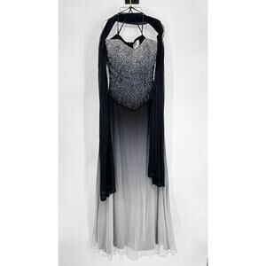 Cassandra Stone 100% Silk Strapless Dress Size 8